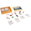 ancona Ecosystem- Freshwater Animals, Spanish/Simplified Chinese with Pinyin Bilingual, Montessori Preschool Memory Matching Game Box Set with Animal Figurines & 3-Part Cards, Early Education Toy view 1