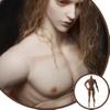 1/6 Scale Action Figure, 6" Multi Jointed Movable Male Muscular Action Figure Body for Display Collection, Brown view 2