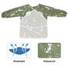 Bolaz Love Cat Green Painting Smocks for Toddlers 4-6 Artist Smocks with Pockets Eating Waterproof Infant Apron view 2