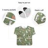 Bolaz Love Cat Green Painting Smocks for Toddlers 4-6 Artist Smocks with Pockets Eating Waterproof Infant Apron view 3