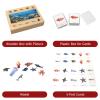 ancona Ecosystem- Coral Reef Animals, English/Simplified Chinese with Pinyin Bilingual, Montessori Preschool Memory Matching Game Box Set with Animal Figurines & 3-Part Cards, Early Education Toy view 2