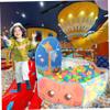 Bemonew Foldable Foam Kids Ball Pit with Basketball Hoop Tear-Resistant Play Tent (Balls Not Included) view 3