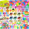PURPERCAT 360 Pcs Easter Prefilled Egg Set, 120 Plastic Eggs with 240 Toys & Stickers Easter Hount Basket Stuffers, Party Favors for Kids Classroom Prize Supplies,Gift for Girls and Boys view 1