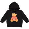 inktastic Adorable Teddy Bear Toddler Hoodie 5-6 Black 47b9c view 1