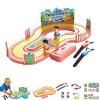 Competitive Simulation Track Motion Toys, Motion-Sensing Racing Game, Parent-Child Interactive Activities, Motion Controlled Board Toy, Two-Player Battle Game for Party (Pink) view 1