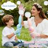 tkerinse Colorful Smoke Bubbles Machine, Elastic Bubble Fog Wand, Interactive Bubble Blowing Machine Smoke Bubbles Magic Wand, Magic Wands Blower for Party Festival Birthday Outdoor (Pink) view 2