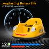 12V Kids Bumper Car, Electric Ride-on Toy with Parent Remote, 360Spinning, 2 Speeds, Bluetooth Music & LED Lights for Kids & Toddlers view 4