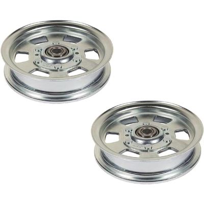 2 Pack Flat Pulleys 033-7201-25 033-7201-00 033-2000-00 ZT MZ Replacement for Bad Boy