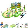 Competitive Simulation Track Motion Toys, Motion-Sensing Racing Game, Parent-Child Interactive Activities, Motion Controlled Board Toy, Two-Player Battle Game for Party (Green) view 1