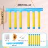 Reflex Game Reflex Drop Sticks Challenge Game with Remote, 3 Adjustable Speed Reflective Drop Stick Games, Hand-Eye Coordination Catching Sticks,(Yellow) view 2