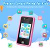Kids Smart Phone Toy with 16GB SD Card & Drop-proof Silicon Case,3.0 Touchscreen, Dual Camera, MP3 & 14 Educational Games,Parental Control & Habit Tracker,Christmas Birthday Gift for Boys Girls view 2