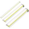 BENECREAT 3Pcs 6.1inch Acrylic Magnifier, Multi-Size Line Reader with Storage Box, Crystal Clear Mahjong Finder Optical Tool for Family Game Night and Card Reading, Yellow view 1