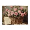 BEAROWL Wooden Puzzles for Adults 500 Pieces Pinks Rose Basket, Classic Floral Artwork Jigsaw Puzzle, Ideal for Bedroom Wall Art, Romantic Theme Collection, Leisure Activity view 1