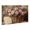 BEAROWL Wooden Puzzles for Adults 500 Pieces Pinks Rose Basket, Classic Floral Artwork Jigsaw Puzzle, Ideal for Bedroom Wall Art, Romantic Theme Collection, Leisure Activity view 3