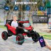 12V Kids Ride on Car with Remote Control, Electric 4-Wheeler for Kids 3-8 Years, Up to 5 MPH & 2h Playtime, 4 Spring Suspension,Bluetooth Music & LED Lights for Outdoor Adventure view 2