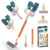 Kids Vacuum Toy Set -3-in-1 Kids Vacuum That Really Works Fun Working Toy Vacuum Cleaner with Working Suction for Realistic Play ,Housekeeping Toy Blue view 1