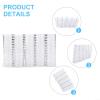 100Pcs 35mm Coin Capsule, Clear Round Plastic Coin Container Capsule, For Coin Collection Supplies, Crescent Opening view 3