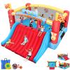 AKEYDIY Large Inflatable Bounce House for Kids, 13FT Bouncy House with Extra-Wide Slide for Big Kids 3-12, Jumping House with Obstacle Column, Dual Basketball Hoop, Pitching, Target, Blower Included view 1