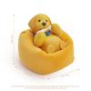 Party Animals Win Series Figures - Fluffy Action Figure with Detachable Sofa - 3.35in PVC Collectible Figure for Display, Golden Retriever Figure Gift Ideas for the Holiday, 1PC view 2