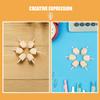 Mobestech 20pcs Hanukkah Wooden Dreidel Blank Wooden Dreidels Unfinished Natural Wood Spinning Tops for Hanukkah Party DIY Projects Crafts view 4