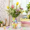 50Pcs Easter Speckled Eggs,Decorative Easter Eggs Easters Mini Egg Pastel EasterEggs Foam Speckled Egg Easters BirdEggs for Basket Fillers Spring Party Favors Home Centerpiece Decor view 4