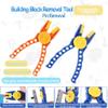 QIXINDGYH Small Building Brick Tool Set for Micro Blocks, Assembly and Disassembly Helper Kit with Pin Puller Pliers, Brick Separator, Hammer, Tweezers and Pry Tool(Color Random) (4 Pieces B) view 4