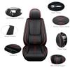 Cresater Car Seat Cushions,Faux Leather Seat Covers Fit for BMW 328d 2001-2024 2025,Front Set Automotive Seat Covers,Waterproof Seat Covers for Cars(2PCS/with Pillows,Red-Black) view 2