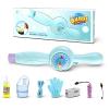 Elastic Fog Bubble Wand Toy for Kids,Rechargeable Smoke Bubble Machine, Colorful Lights & Music Bubble Maker,Toddler Gift for Outdoor,Party,Beach, Summer view 1