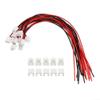 10 Sets for JST XH 2.54mm Connector Kit with 20cm 24AWG Wires, 2 3 4 Pin Male Female-Plug & Socket Terminals for DIY Electronics, RC Models(2p) view 1