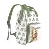 COWSROCK Personalized Bear Diaper Bag Backpack with Custom Name  Waterproof Multi-Pocket Baby Nappy Bag for Moms  Large Capacity Travel Backpack & Shower Gift for Baby view 3