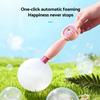 Elastic Fog Bubble Wand Toy for Kids,Rechargeable Smoke Bubble Machine, Colorful Lights & Music Bubble Maker,Toddler Gift for Outdoor,Party,Beach, Summer view 3