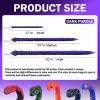 3D Printed Animals Snake, 30 Inch Surprise Mystery Fidget Anaconda Toy, Fake Python Statue with Realistic Eyes3-D Print Articulated Viper Collectible for Home Office Executive Desk Decoration (DP) view 3
