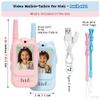 KatchOn, Kids Video Walkie Talkies, 2 Pack | 400m Long Range Walkie-Talkie for Kids, Rechargeable Video Call Toys for Indoor, Camping, Hiking, Travel, Birthday Gift for Boys Girls Age 3-5 (Blue/Pink) view 2