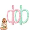 2 Pack Baby Teething Toys-BPA Free,Anti-Choking Design,Soothe Gums for 0-6 3-12 18-36 Months,Silicone Infant Toothbrush for Gum Massage,Newborn Infants Toddler Sensory Chew Toys view 1