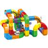 Electric Train Set - Gravity Defying 3D Rail Cube Track, Modular Clip-Fit Race Track with Motorized Car, STEM Educational Toy for Kids Ages 3-8 Boys Girls view 1