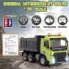 DOUBLE E Volvo FMX 1:20 Scale RC Dump Truck - Full Function (360 Movement/Lift/Dump), 2.4GHz Anti-Interference, LED Lights & Realistic Engine Sounds - Remote Control Construction Toy for Adults view 2