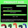 3D Printed Glow in The Dark Animals Snake, 30 Inch Surprise Mystery Fidget Anaconda Toy, Fake Python Statue with Realistic Eyes3-D Print Articulated Viper Collectible for Home Office (CLR) view 4