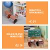 TOYANDONA 13pcs Miniature School Supplies - Doll School Supplies Mini Dollhouse Accessories Include Desk Chair Set Doll Schoolbag Blackboard Book for Miniature Classroom Furniture view 3