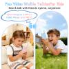 Video Walkie Talkies for Kids, 2 Pack Rechargeable Toddler Toys with HD Camera, Indoor Outdoor Toys for Family Games, Outside, Camping, Hiking for Boys Girls Ages 3-12 (Blue/Pink) view 2