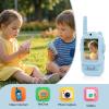 Video Walkie Talkies for Kids, 2 Pack Rechargeable Toddler Toys with HD Camera, Indoor Outdoor Toys for Family Games, Outside, Camping, Hiking for Boys Girls Ages 3-12 (Blue/Pink) view 3