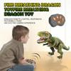 Fire Breathing Dragon Toy, Fire Breath Dino, Remote Control Walking & Spin-ning Dinosaur with 7-Color LED Firebreath Spray, Interactive Dance, Birthday Gift for Dinosaur Fans view 2