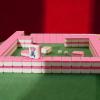 American Mahjong Game Set,Mahjong Set,Complete Mahjong Tile Set with 166 White Tiles (1.2),4 Tile rulers,4 dice,1 Bag,100 Chips,5 Instruction Manuals,Mahjong Game Gift for Enthusiasts view 3