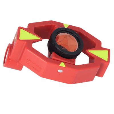 Qudinip Mini Prism, Lightweight Small Prism with Regulable Brass Connectors and Protective Housing, for Total Station with 17.5mm Offset