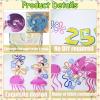 25 Years Later Birthday Banner Carton Sponge Banner Jelly Fish Hanging Swirls Garlands Sea Animals Hanging Banner for Birthday Party Decorations Supplies Party Favors view 4