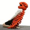 3D Wearable Plush Dinosaur Costume,Funny Dinosaur Skeleton T-Rex Helmet Spine Extension Costume,Dino Skeleton Outfit (29") view 4
