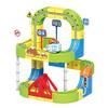 Electric Train Set - Gravity Defying 3D Rail Cube Track, Modular Clip-Fit Race Track with Motorized Car, STEM Educational Toy for Kids Ages 3-8 Boys Girls view 1