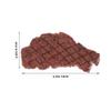 jojofuny 3 Pcs Artificial Fake Steak Play Food Models: Plastic Cooked Roast Beef Meat Props for Home Kitchen Decor, Cooking Play, Photography Props view 4