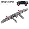 Anti Collision Aluminium Rear Bumper for Traxxax 4, RC Car Parts, CNC Precision Workmanship with Smooth Edge, Durable Aluminium Bumper for RC Crawler Cars, Includes Brackets an (8236T Titanium Gray) view 2