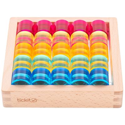 Gem Circle Mirror Tray