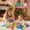 100PCS Baby Blocks Set with Storage Bucket + 40PCS Soft Building Blocks for Toddlers, Rubber Soft Stacking Blocks for Babies 6 Months and Up, STEM Educational Sensory Teething Toys, Preschool Gifts view 2